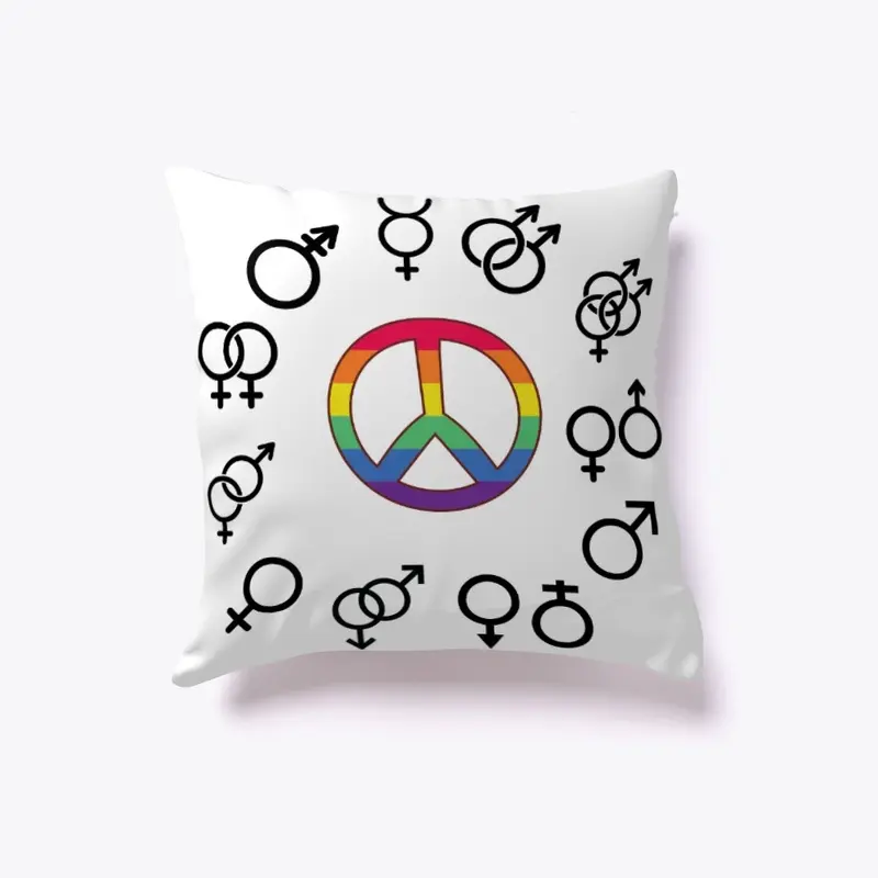 Rainbow Peace Symbols