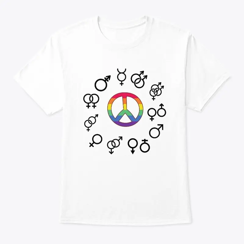 Rainbow Peace Symbols