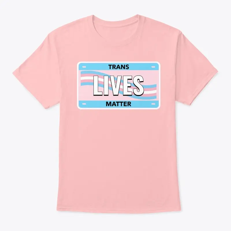 Trans Lives Matter License Plate