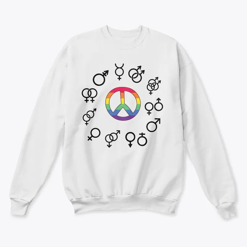 Rainbow Peace Symbols